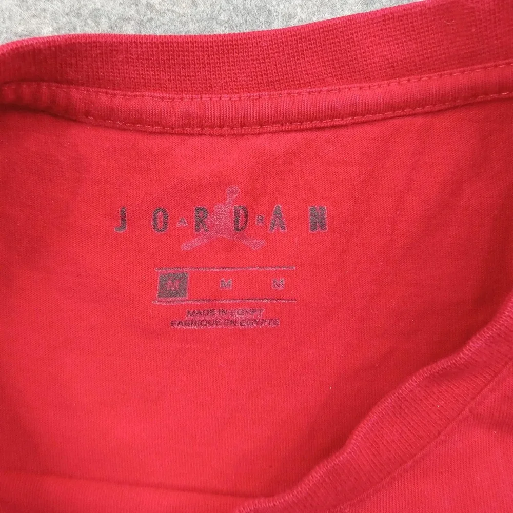 Jordan Red T-Shirt with Black Jumpman Logo